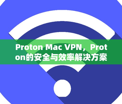 Proton Mac VPN，Proton的安全与效率解决方案