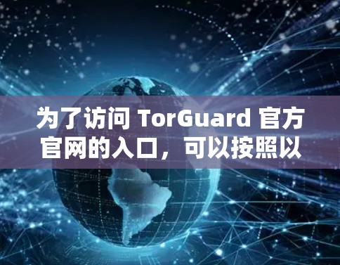 为了访问 TorGuard 官方官网的入口，可以按照以下步骤操作
