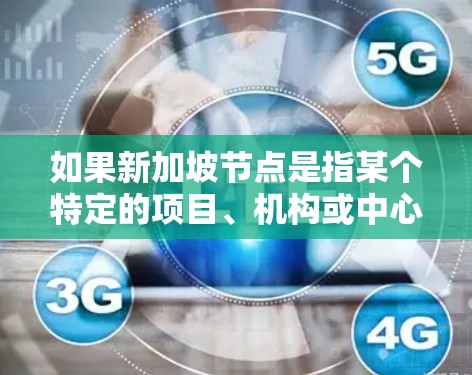 如果新加坡节点是指某个特定的项目、机构或中心，可能需要更多的上下文信息来准确解释其含义。如果你有更具体的问题或背景信息，可以提供更多细节，我可以进一步帮助你解答！