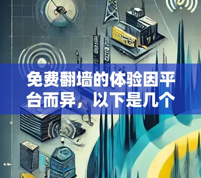 免费翻墙的体验因平台而异，以下是几个主要节点的体验分析