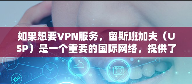 如果想要VPN服务，留斯班加夫（USP）是一个重要的国际网络，提供了大量的VPN服务。以下是一些主要的留斯班加夫VPN推荐