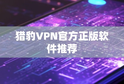 猎豹VPN官方正版软件推荐